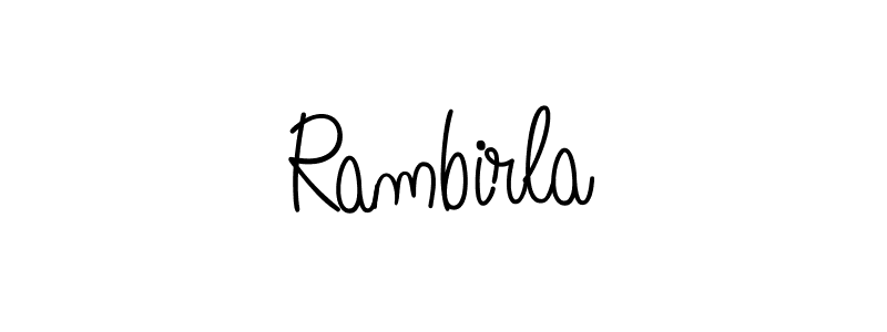 Best and Professional Signature Style for Rambirla. Angelique-Rose-font-FFP Best Signature Style Collection. Rambirla signature style 5 images and pictures png