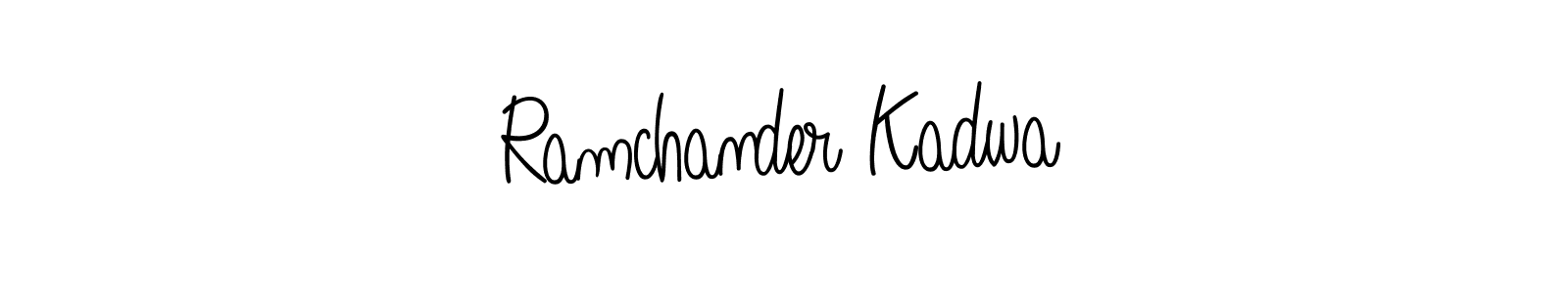 How to Draw Ramchander Kadwa signature style? Angelique-Rose-font-FFP is a latest design signature styles for name Ramchander Kadwa. Ramchander Kadwa signature style 5 images and pictures png