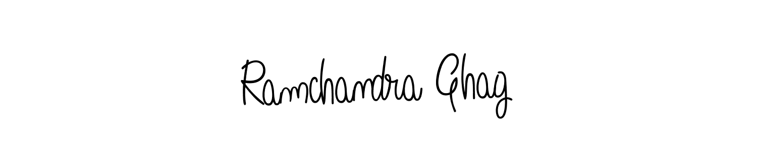 Use a signature maker to create a handwritten signature online. With this signature software, you can design (Angelique-Rose-font-FFP) your own signature for name Ramchandra Ghag. Ramchandra Ghag signature style 5 images and pictures png