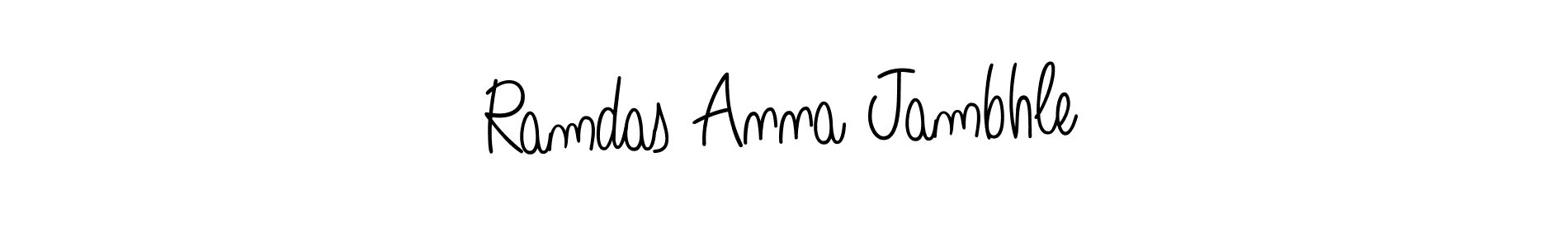 Ramdas Anna Jambhle stylish signature style. Best Handwritten Sign (Angelique-Rose-font-FFP) for my name. Handwritten Signature Collection Ideas for my name Ramdas Anna Jambhle. Ramdas Anna Jambhle signature style 5 images and pictures png