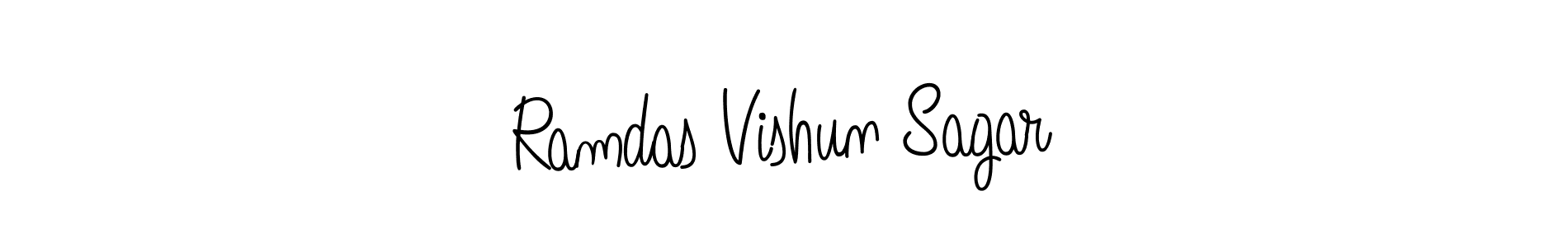 You can use this online signature creator to create a handwritten signature for the name Ramdas Vishun Sagar. This is the best online autograph maker. Ramdas Vishun Sagar signature style 5 images and pictures png