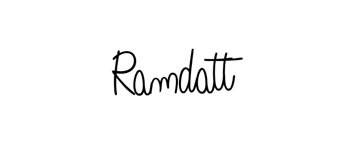 The best way (Angelique-Rose-font-FFP) to make a short signature is to pick only two or three words in your name. The name Ramdatt include a total of six letters. For converting this name. Ramdatt signature style 5 images and pictures png