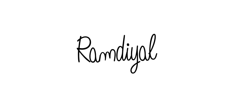 Create a beautiful signature design for name Ramdiyal. With this signature (Angelique-Rose-font-FFP) fonts, you can make a handwritten signature for free. Ramdiyal signature style 5 images and pictures png