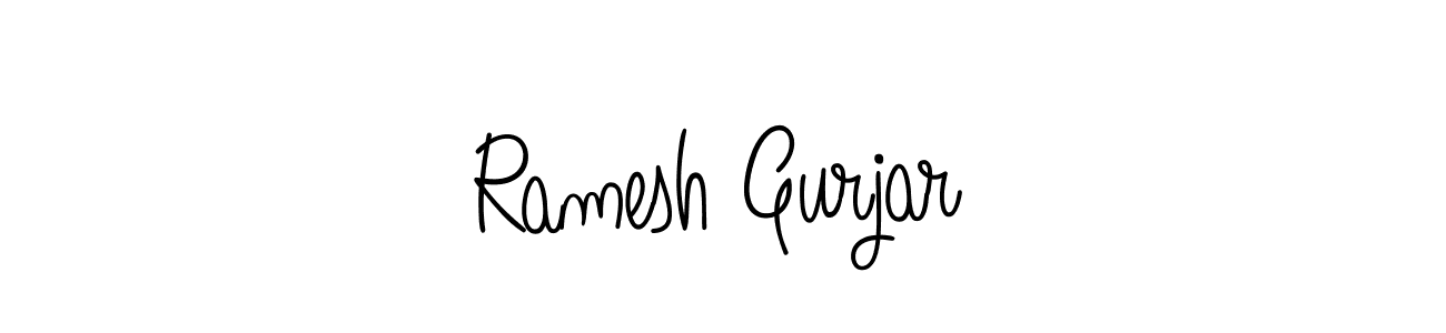 You can use this online signature creator to create a handwritten signature for the name Ramesh Gurjar. This is the best online autograph maker. Ramesh Gurjar signature style 5 images and pictures png