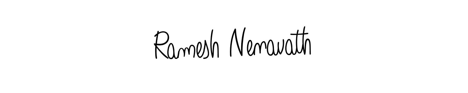How to make Ramesh Nenavath signature? Angelique-Rose-font-FFP is a professional autograph style. Create handwritten signature for Ramesh Nenavath name. Ramesh Nenavath signature style 5 images and pictures png
