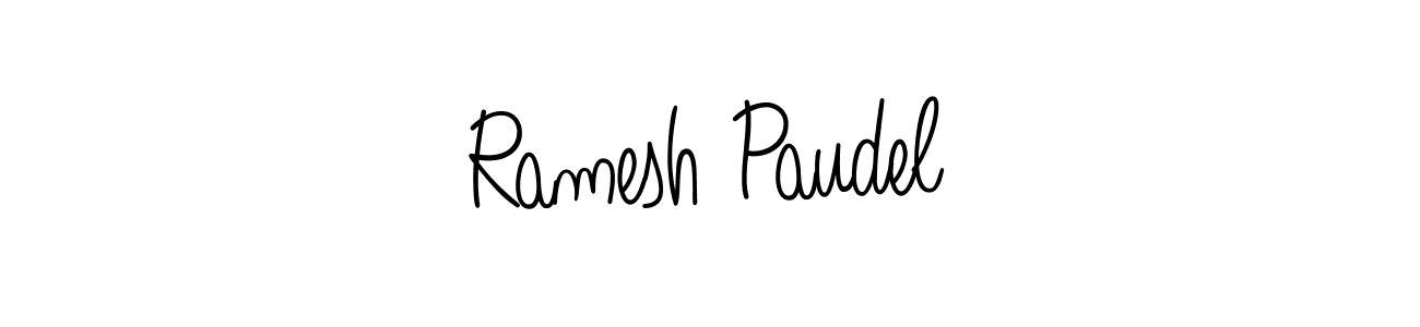 Best and Professional Signature Style for Ramesh Paudel. Angelique-Rose-font-FFP Best Signature Style Collection. Ramesh Paudel signature style 5 images and pictures png