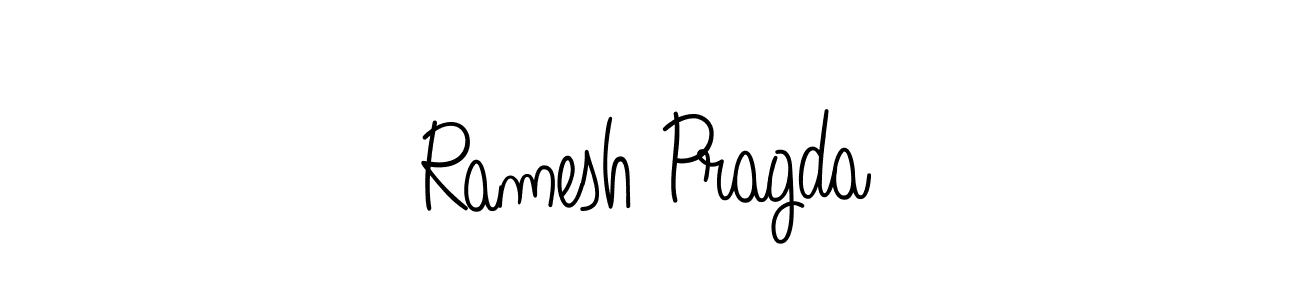 It looks lik you need a new signature style for name Ramesh Pragda. Design unique handwritten (Angelique-Rose-font-FFP) signature with our free signature maker in just a few clicks. Ramesh Pragda signature style 5 images and pictures png