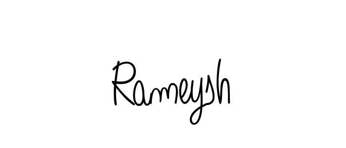 Best and Professional Signature Style for Rameysh. Angelique-Rose-font-FFP Best Signature Style Collection. Rameysh signature style 5 images and pictures png