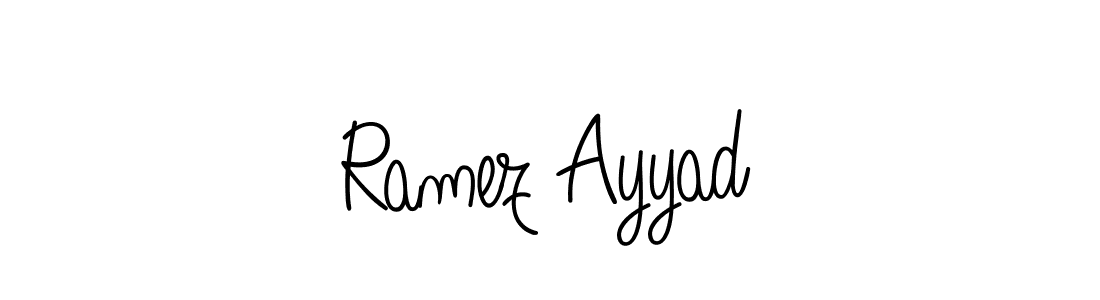 Make a beautiful signature design for name Ramez Ayyad. With this signature (Angelique-Rose-font-FFP) style, you can create a handwritten signature for free. Ramez Ayyad signature style 5 images and pictures png