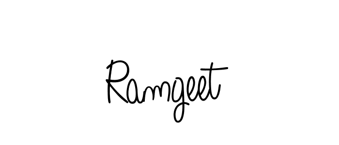 Also we have Ramgeet name is the best signature style. Create professional handwritten signature collection using Angelique-Rose-font-FFP autograph style. Ramgeet signature style 5 images and pictures png