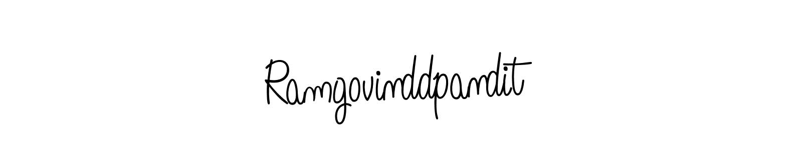 Design your own signature with our free online signature maker. With this signature software, you can create a handwritten (Angelique-Rose-font-FFP) signature for name Ramgovinddpandit. Ramgovinddpandit signature style 5 images and pictures png