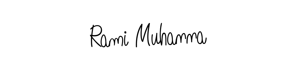 Also You can easily find your signature by using the search form. We will create Rami Muhanna name handwritten signature images for you free of cost using Angelique-Rose-font-FFP sign style. Rami Muhanna signature style 5 images and pictures png