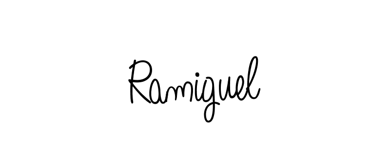 Angelique-Rose-font-FFP is a professional signature style that is perfect for those who want to add a touch of class to their signature. It is also a great choice for those who want to make their signature more unique. Get Ramiguel name to fancy signature for free. Ramiguel signature style 5 images and pictures png