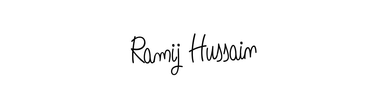 This is the best signature style for the Ramij Hussain name. Also you like these signature font (Angelique-Rose-font-FFP). Mix name signature. Ramij Hussain signature style 5 images and pictures png
