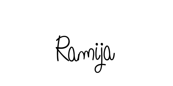 Once you've used our free online signature maker to create your best signature Angelique-Rose-font-FFP style, it's time to enjoy all of the benefits that Ramija name signing documents. Ramija signature style 5 images and pictures png