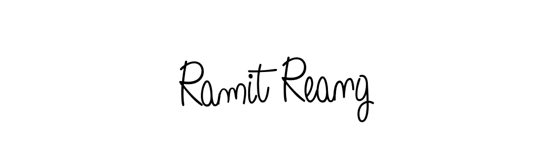 How to make Ramit Reang signature? Angelique-Rose-font-FFP is a professional autograph style. Create handwritten signature for Ramit Reang name. Ramit Reang signature style 5 images and pictures png