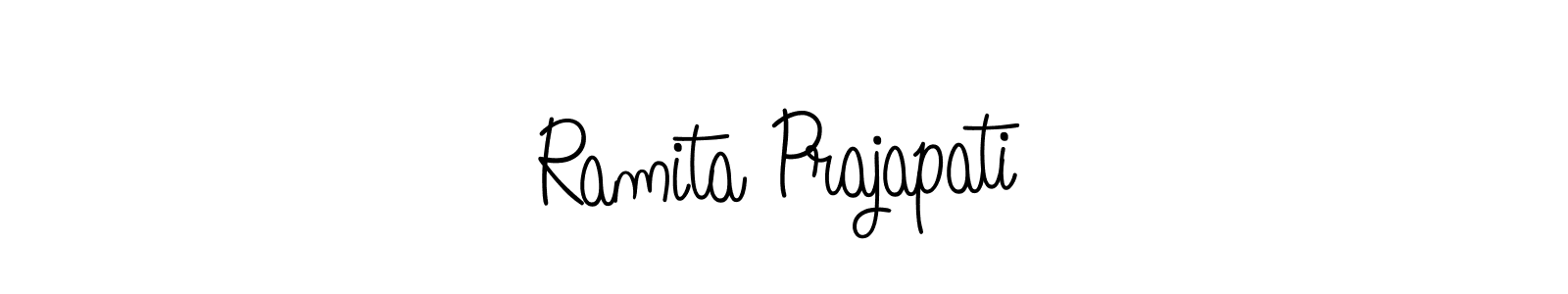 Make a beautiful signature design for name Ramita Prajapati. Use this online signature maker to create a handwritten signature for free. Ramita Prajapati signature style 5 images and pictures png