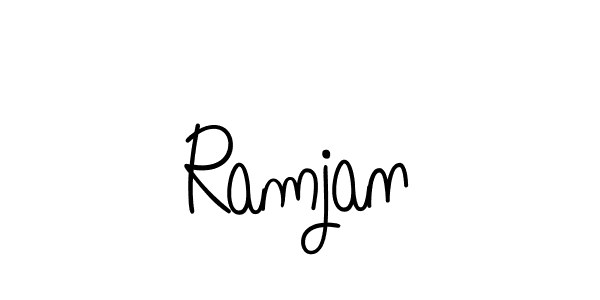 How to Draw Ramjan signature style? Angelique-Rose-font-FFP is a latest design signature styles for name Ramjan. Ramjan signature style 5 images and pictures png