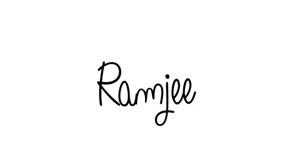 Once you've used our free online signature maker to create your best signature Angelique-Rose-font-FFP style, it's time to enjoy all of the benefits that Ramjee name signing documents. Ramjee signature style 5 images and pictures png