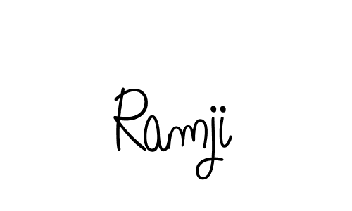Make a beautiful signature design for name Ramji. Use this online signature maker to create a handwritten signature for free. Ramji signature style 5 images and pictures png