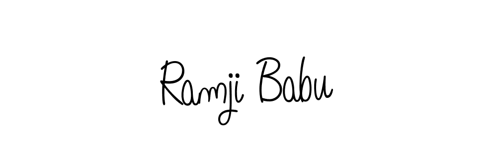 Once you've used our free online signature maker to create your best signature Angelique-Rose-font-FFP style, it's time to enjoy all of the benefits that Ramji Babu name signing documents. Ramji Babu signature style 5 images and pictures png