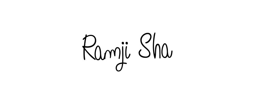 Angelique-Rose-font-FFP is a professional signature style that is perfect for those who want to add a touch of class to their signature. It is also a great choice for those who want to make their signature more unique. Get Ramji Sha name to fancy signature for free. Ramji Sha signature style 5 images and pictures png