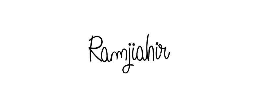 How to make Ramjiahir signature? Angelique-Rose-font-FFP is a professional autograph style. Create handwritten signature for Ramjiahir name. Ramjiahir signature style 5 images and pictures png