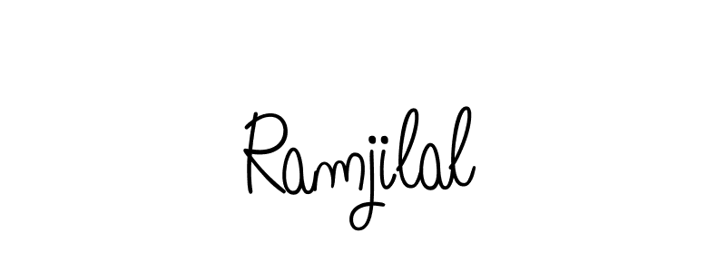 How to make Ramjilal signature? Angelique-Rose-font-FFP is a professional autograph style. Create handwritten signature for Ramjilal name. Ramjilal signature style 5 images and pictures png