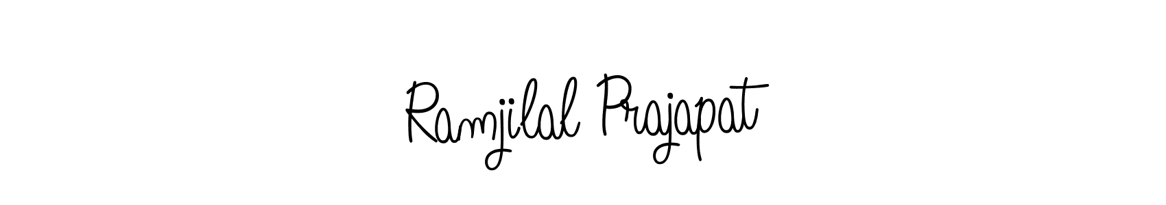 How to Draw Ramjilal Prajapat signature style? Angelique-Rose-font-FFP is a latest design signature styles for name Ramjilal Prajapat. Ramjilal Prajapat signature style 5 images and pictures png