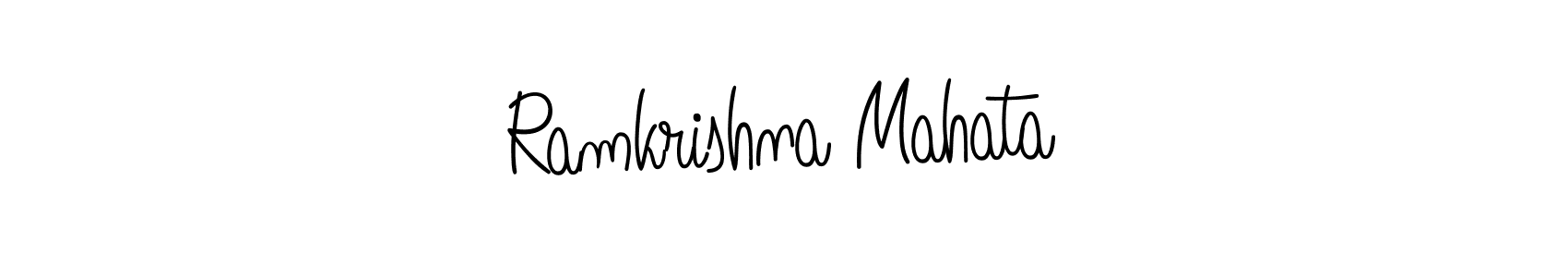 Once you've used our free online signature maker to create your best signature Angelique-Rose-font-FFP style, it's time to enjoy all of the benefits that Ramkrishna Mahata name signing documents. Ramkrishna Mahata signature style 5 images and pictures png