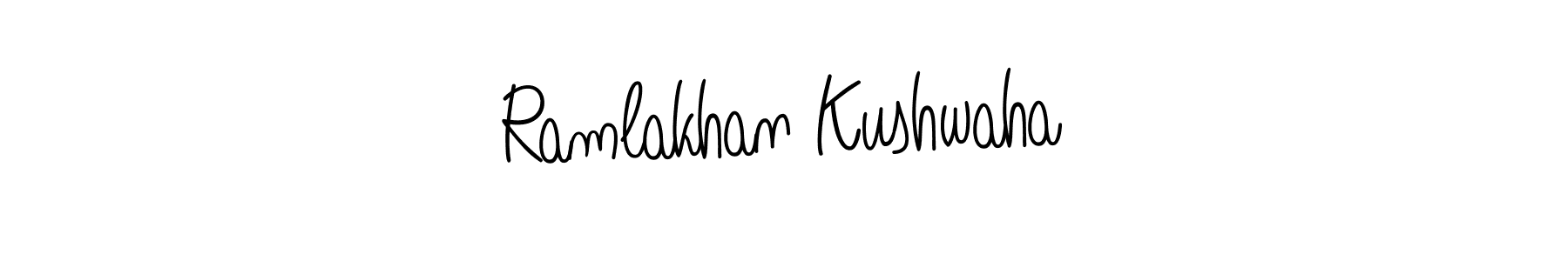 Make a beautiful signature design for name Ramlakhan Kushwaha. Use this online signature maker to create a handwritten signature for free. Ramlakhan Kushwaha signature style 5 images and pictures png