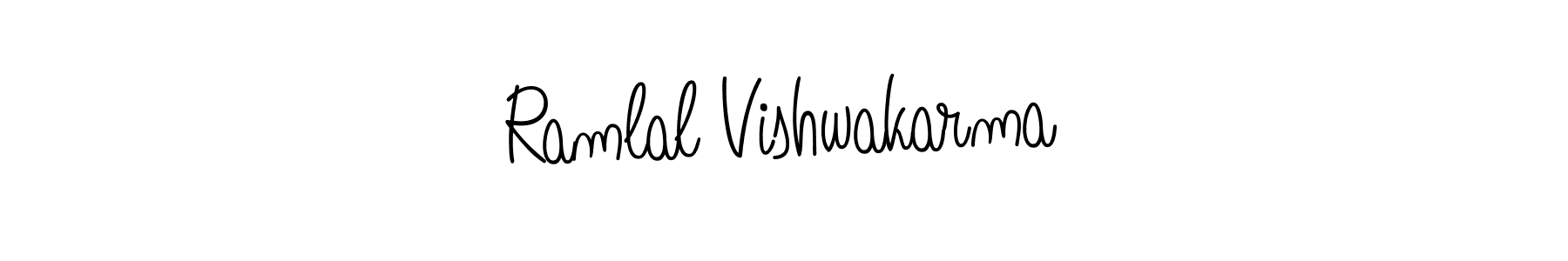 Make a beautiful signature design for name Ramlal Vishwakarma. Use this online signature maker to create a handwritten signature for free. Ramlal Vishwakarma signature style 5 images and pictures png