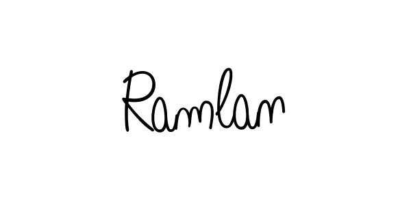 You can use this online signature creator to create a handwritten signature for the name Ramlan. This is the best online autograph maker. Ramlan signature style 5 images and pictures png