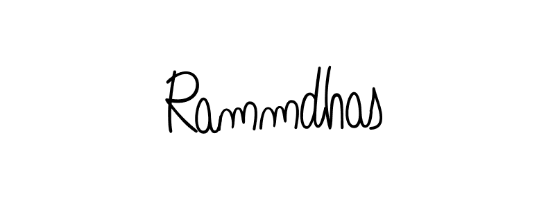How to make Rammdhas name signature. Use Angelique-Rose-font-FFP style for creating short signs online. This is the latest handwritten sign. Rammdhas signature style 5 images and pictures png