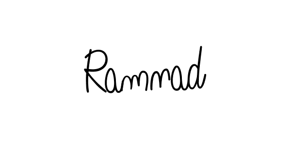 Design your own signature with our free online signature maker. With this signature software, you can create a handwritten (Angelique-Rose-font-FFP) signature for name Ramnad. Ramnad signature style 5 images and pictures png
