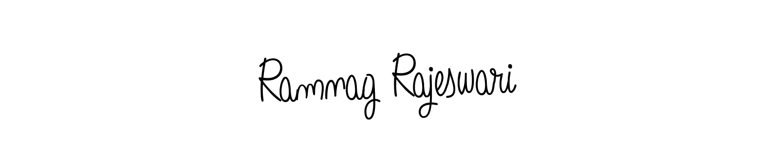 Also we have Ramnag Rajeswari name is the best signature style. Create professional handwritten signature collection using Angelique-Rose-font-FFP autograph style. Ramnag Rajeswari signature style 5 images and pictures png