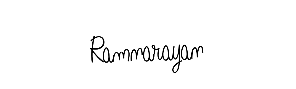 How to make Ramnarayan signature? Angelique-Rose-font-FFP is a professional autograph style. Create handwritten signature for Ramnarayan name. Ramnarayan signature style 5 images and pictures png