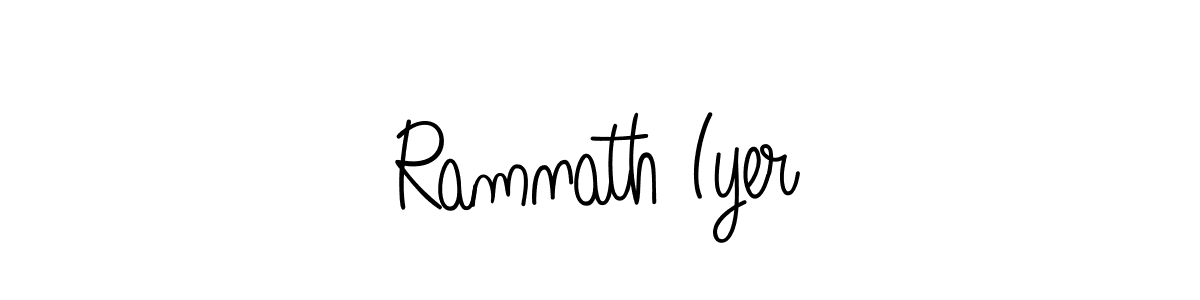 Check out images of Autograph of Ramnath Iyer name. Actor Ramnath Iyer Signature Style. Angelique-Rose-font-FFP is a professional sign style online. Ramnath Iyer signature style 5 images and pictures png