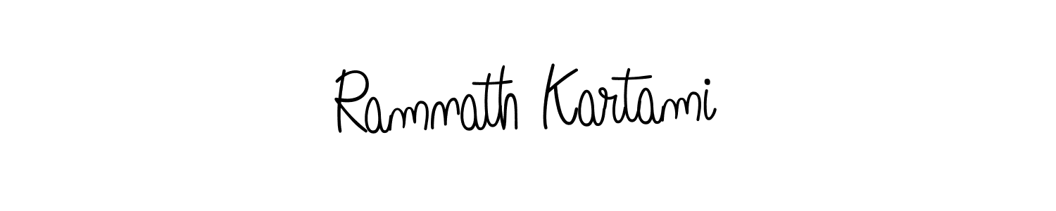 Make a beautiful signature design for name Ramnath Kartami. With this signature (Angelique-Rose-font-FFP) style, you can create a handwritten signature for free. Ramnath Kartami signature style 5 images and pictures png