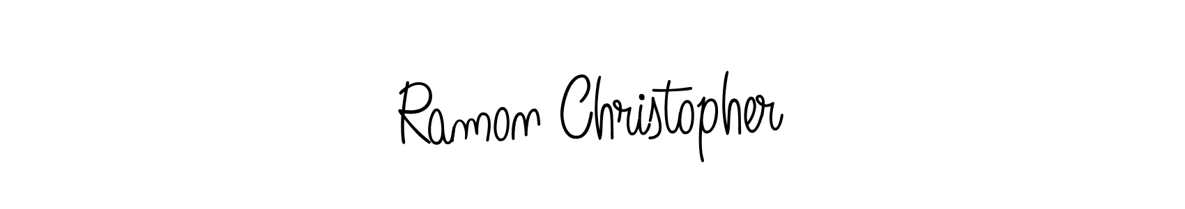 Also You can easily find your signature by using the search form. We will create Ramon Christopher name handwritten signature images for you free of cost using Angelique-Rose-font-FFP sign style. Ramon Christopher signature style 5 images and pictures png