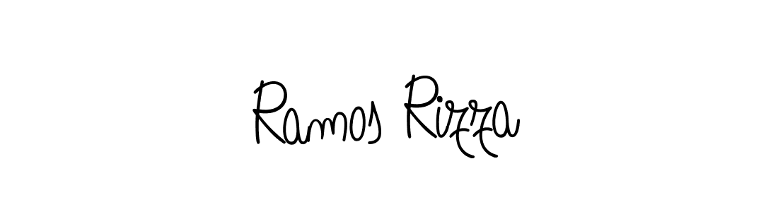 Design your own signature with our free online signature maker. With this signature software, you can create a handwritten (Angelique-Rose-font-FFP) signature for name Ramos Rizza. Ramos Rizza signature style 5 images and pictures png