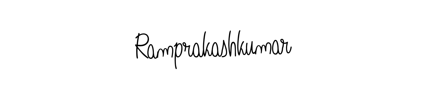 Also we have Ramprakashkumar name is the best signature style. Create professional handwritten signature collection using Angelique-Rose-font-FFP autograph style. Ramprakashkumar signature style 5 images and pictures png