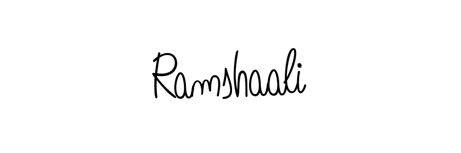 How to make Ramshaali signature? Angelique-Rose-font-FFP is a professional autograph style. Create handwritten signature for Ramshaali name. Ramshaali signature style 5 images and pictures png
