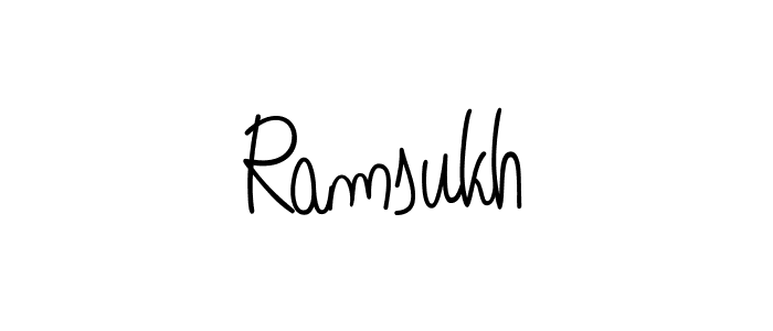 if you are searching for the best signature style for your name Ramsukh. so please give up your signature search. here we have designed multiple signature styles  using Angelique-Rose-font-FFP. Ramsukh signature style 5 images and pictures png