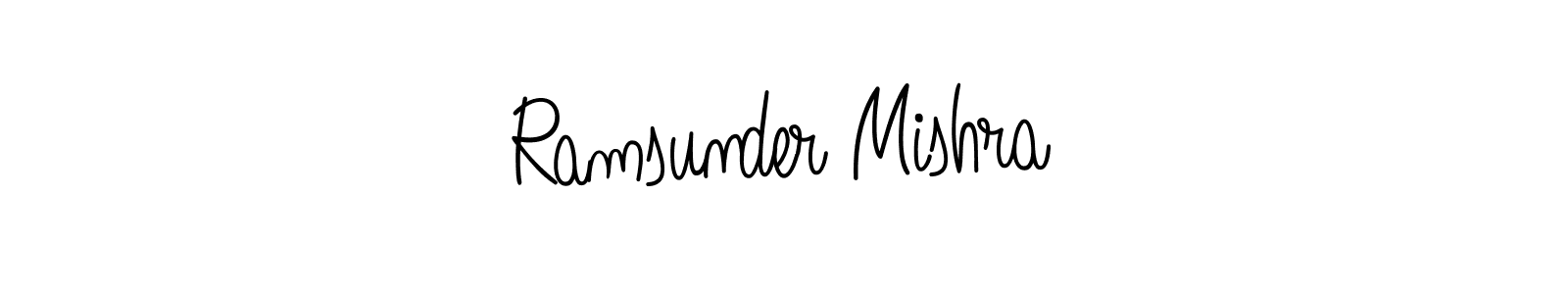 Once you've used our free online signature maker to create your best signature Angelique-Rose-font-FFP style, it's time to enjoy all of the benefits that Ramsunder Mishra name signing documents. Ramsunder Mishra signature style 5 images and pictures png