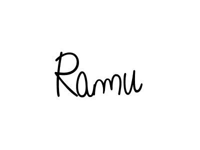 How to Draw Ramu signature style? Angelique-Rose-font-FFP is a latest design signature styles for name Ramu. Ramu signature style 5 images and pictures png