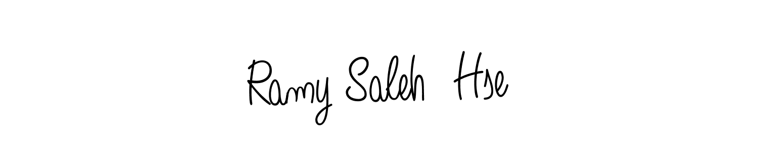 Ramy Saleh  Hse stylish signature style. Best Handwritten Sign (Angelique-Rose-font-FFP) for my name. Handwritten Signature Collection Ideas for my name Ramy Saleh  Hse. Ramy Saleh  Hse signature style 5 images and pictures png