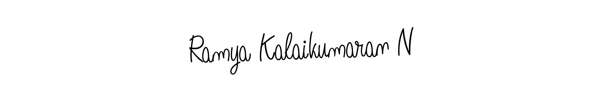 You can use this online signature creator to create a handwritten signature for the name Ramya Kalaikumaran N. This is the best online autograph maker. Ramya Kalaikumaran N signature style 5 images and pictures png