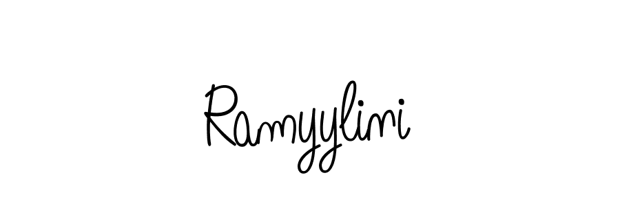 Also we have Ramyylini name is the best signature style. Create professional handwritten signature collection using Angelique-Rose-font-FFP autograph style. Ramyylini signature style 5 images and pictures png