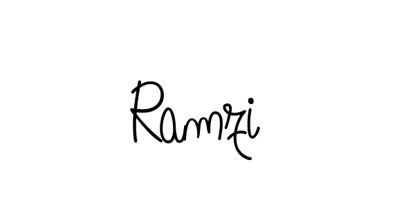 Create a beautiful signature design for name Ramzi . With this signature (Angelique-Rose-font-FFP) fonts, you can make a handwritten signature for free. Ramzi  signature style 5 images and pictures png